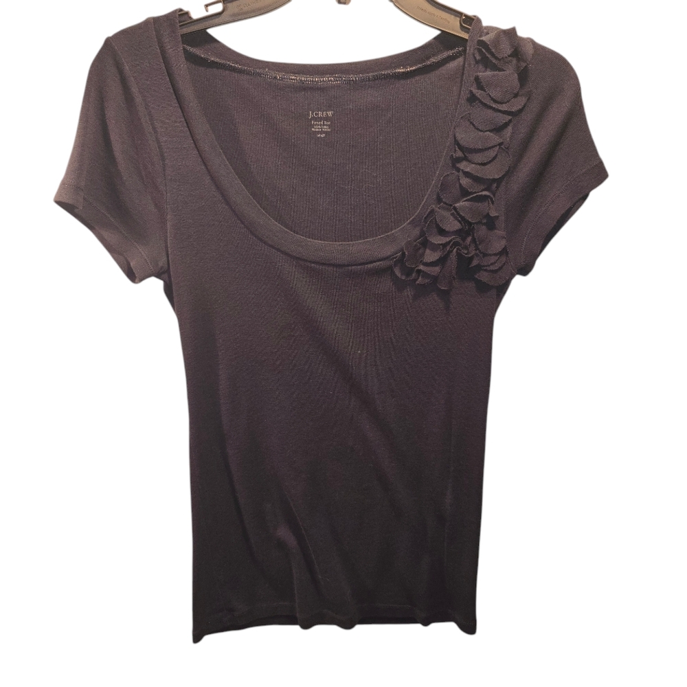 J. Crew sz. Small black fitted tshirt